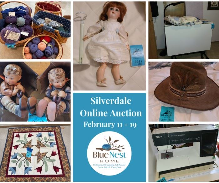 Silverdale Pfaff Sewing Machine Online Auction starts on 2/11/2023