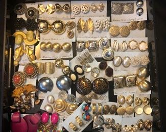 More fashion clip on earrings.