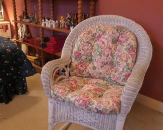 Wicker rocker