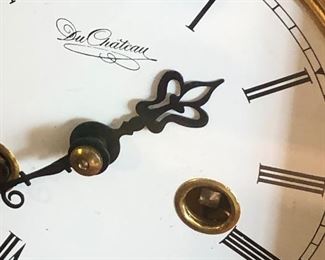 beautiful HEAVY brass Anniversary clock 