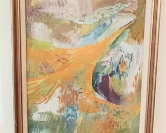 Original John Altoon oil painting