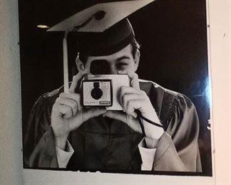 Original Howard Zieff silver gel Polaroid advertising photo, circa 1960's