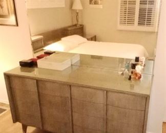 MCM American Martinsville dresser with mirror