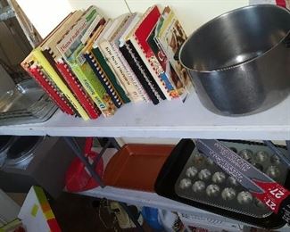 COOK BOOKS POTS AND PANS