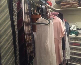 Men’ and ladies clothing.