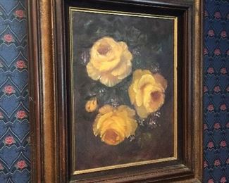 One of several original oil paintings.