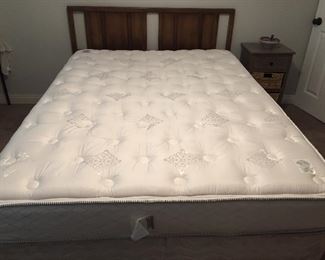 Plush mattress- clean, like new.