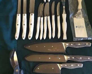 Cutco and Pampered Chef.