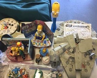 Star Wars and Simpsons.