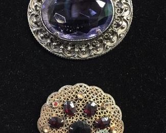 Vintage broaches.