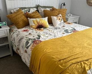 Headboard and frame $200, Queen Mattress $200