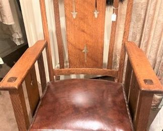 Mission style chair