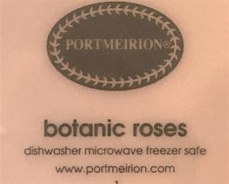 "Botanic Roses" by Portmeirion