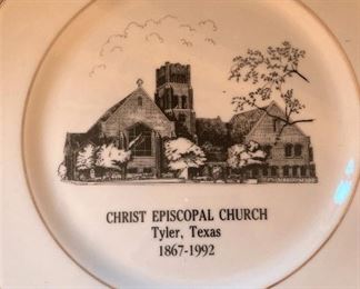 Tyler's Christ Episcopal Church plate