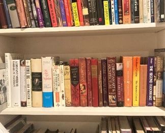 Some of the hundreds of books