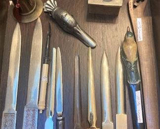 Vintage letter openers