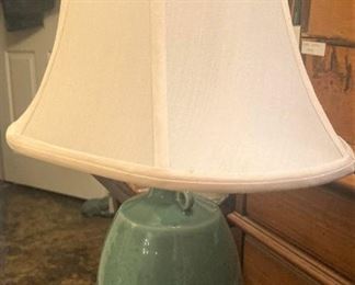 Celadon table lamp