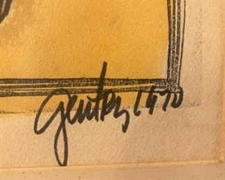 Owl art by the late Tylerite A. C. Gentry - 1970