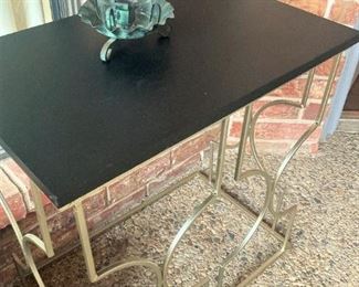 Black top table