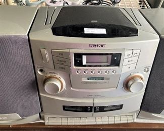 Tape player and speakers