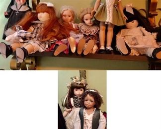 Lots of Collectible Dolls