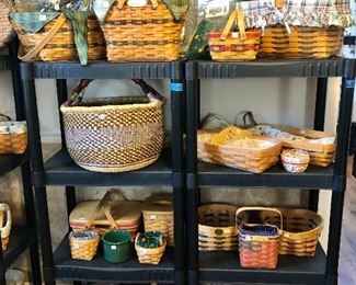 *Great Collection of African, Petersboro, Bradford Basket Co, Charleston Sweetgrass  & Longaberger Baskets