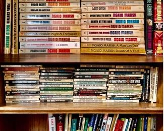 Lots of Books and
*Lot of 26 Vintage Paperback Book Novels by NGAIO MARSH 
*Lot of 60 Vintage Paperback Book Novels by REX STOUT 