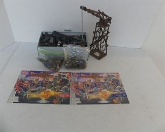 Mega Bloks Krystal Wars Vorgan Stronghold with Instruction Books