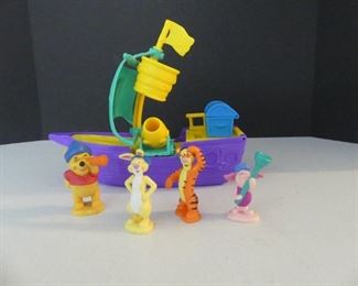 Vintage Disney/Mattel Ahoy There Pooh Playset
