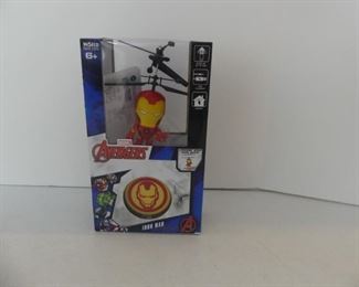 World Tech Toys Marvel Avengers Iron Man 3½" Flying Figure UFO Helicopter - New in Box