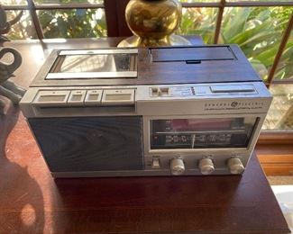A true classic cassette clock radio