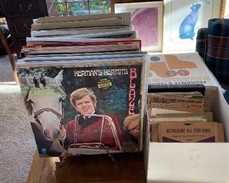 Assorted Albums and 45s