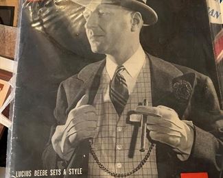 lots of vintage newspapers and magazines