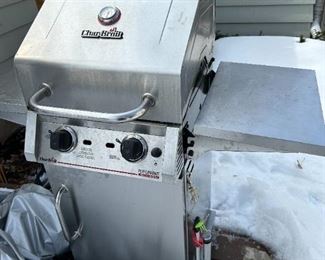 Char Broil Grill (we have a shovel)
