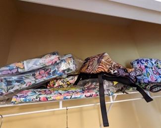 Vera Bradly bags, totes, and backpacks
