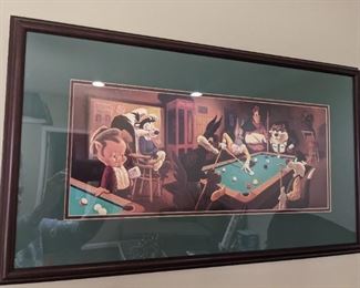 Pool party happening art work