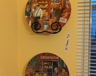 Wall decor dish plates
