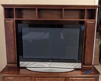 TV stand sold separately from TV.  Vizio TV 