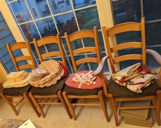 Chairs to match Kitchen table. Placemats sold separately.