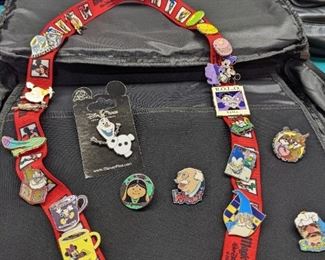 Disney Trading Pins and lanyards