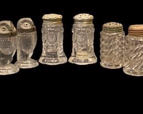 Collection Clear EAPG Shakers Owls
