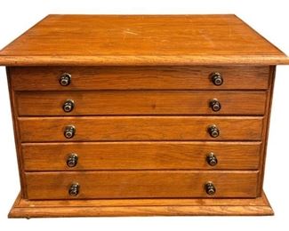 Five Drawer Spool Cabinet
