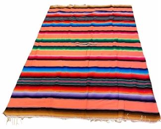 YELLOWSTONE Pink Southwestern Serape Blanket Rug
