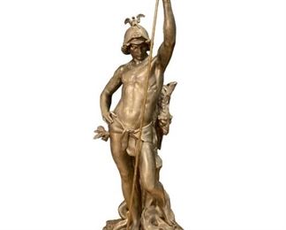 After PICAULT St. George and the Dragon Sculpture
