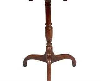 19th C Mahogany Tilt Top Table
