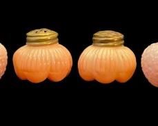 3 Sets Tomato Shape EAPG Shakers CHALLINOR & TAYLOR
