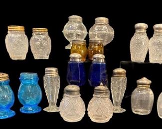 19th & 20th C EAPG Glass Shakers
