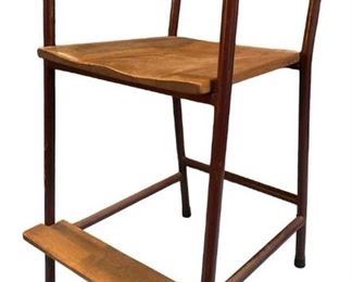 YELLOWSTONE Antique Heywood Wakefield Railroad Station Stool
