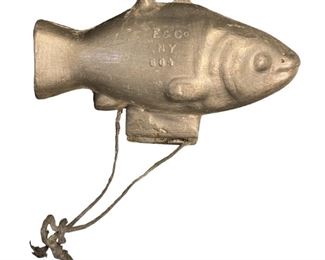 E & Co. NEW YORK Pewter Fish Ice Cream Mold
