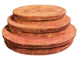 Set Three Primitive Graduated Pantry Boxes
